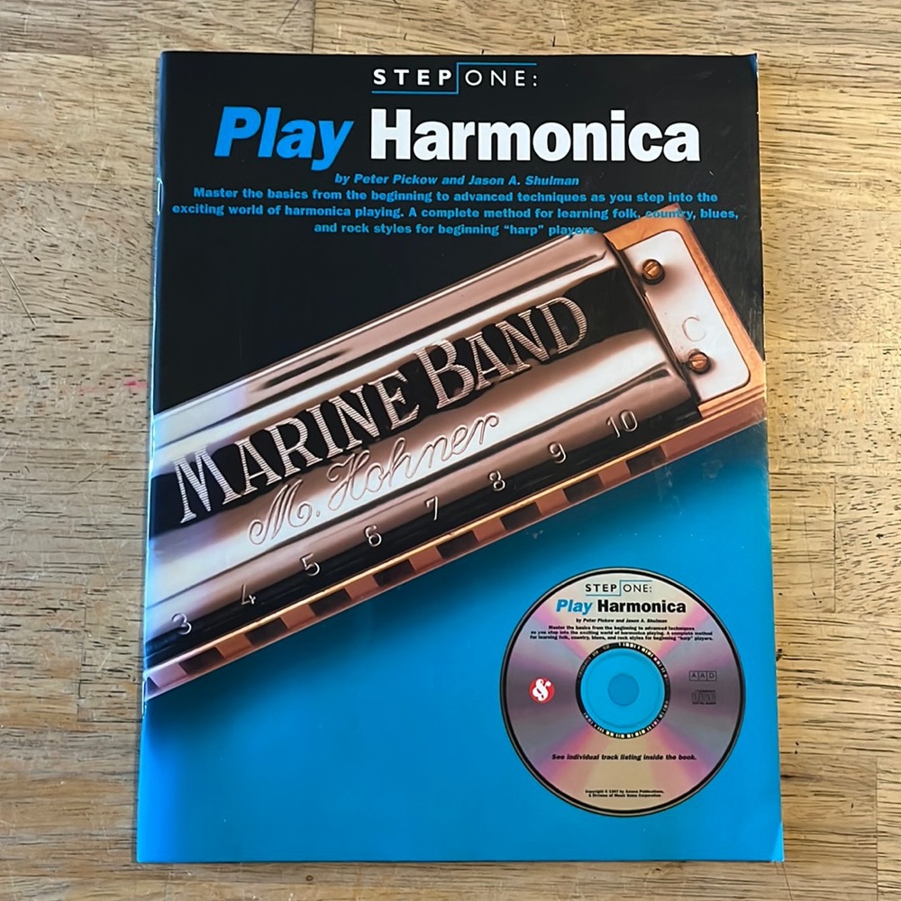 Step One: Play Harmonica Music Instruction Book